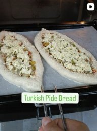 Baking Bliss turkish pide bread from the Instagram product collection